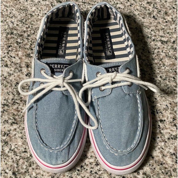 Sperry Bahama Lace Up Boat Shoes Size 5M - Picture 3 of 6